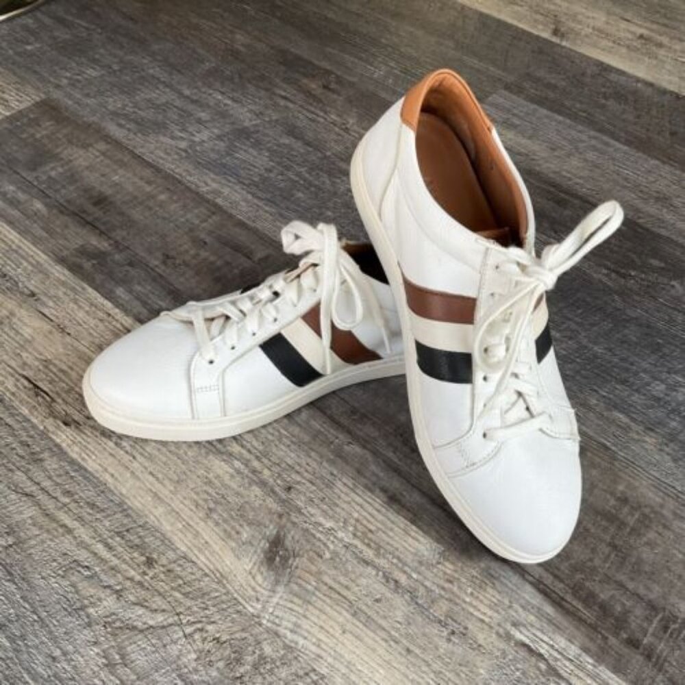 Allen Edmonds Men's Size 9.5 E US Center Court Sneakers Lace up Casual‎ Shoes